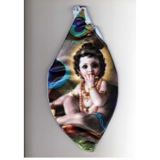 Medium Printed Baby Krishna Bag